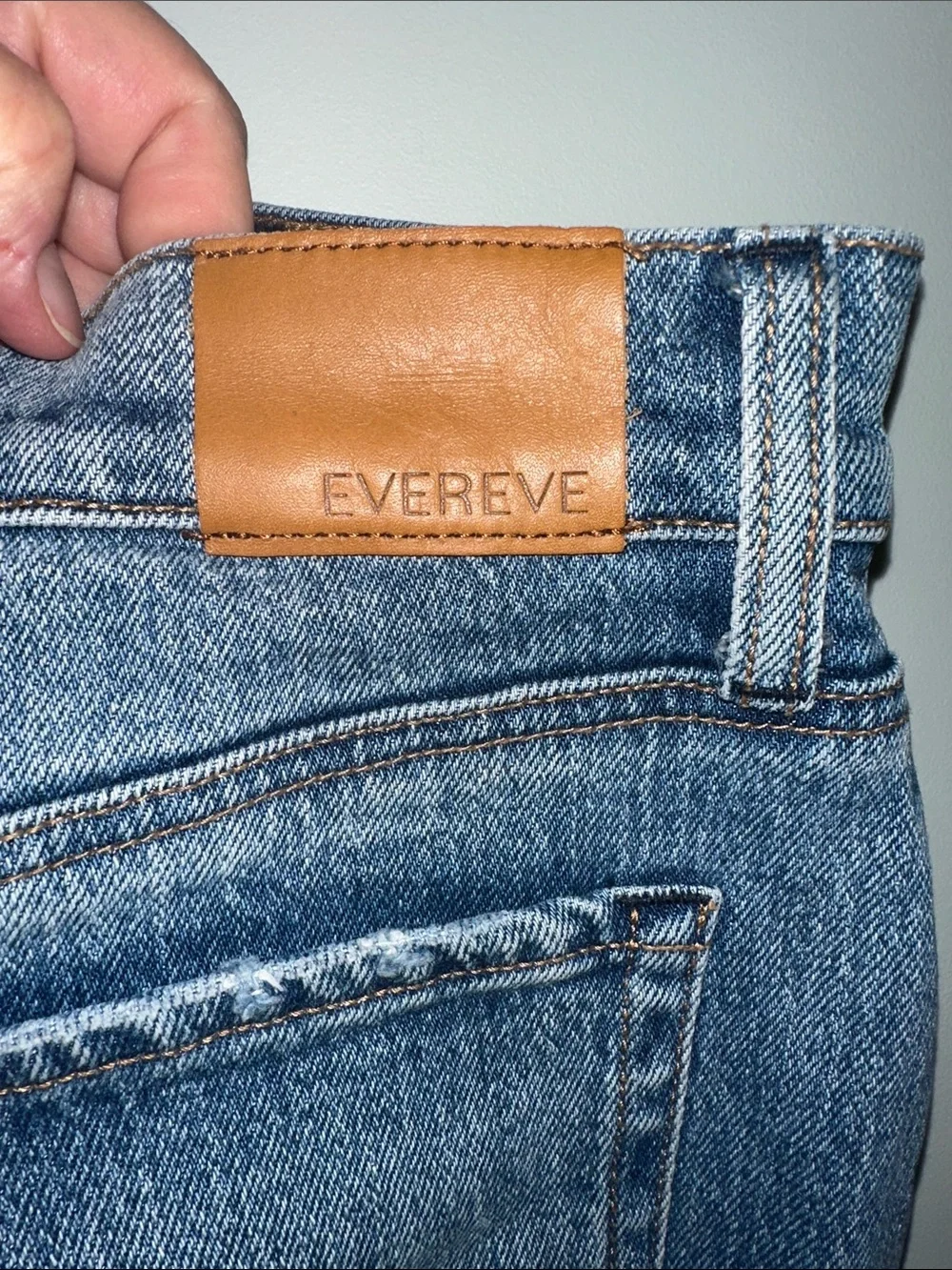 Evereve Denim Mini Skirt